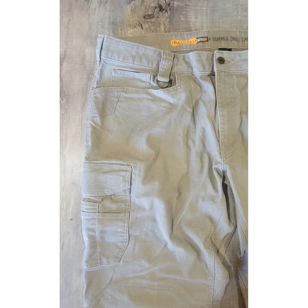 Noble Outfitters Men 42x32 Hammer Drill Canvas Cargo  Heavy Duty Full Flex Pants